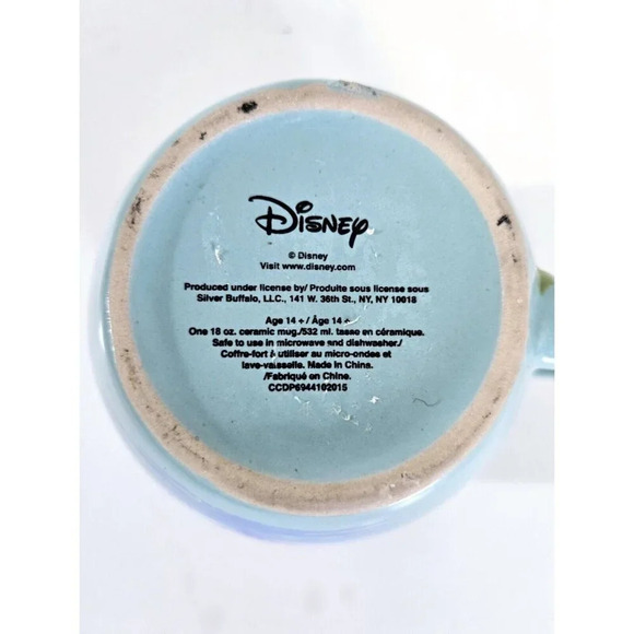 The Little Mermaid Disney Ariel Ceramic Coffee Cup Mug Turquoise 16 oz - Picture 6 of 7